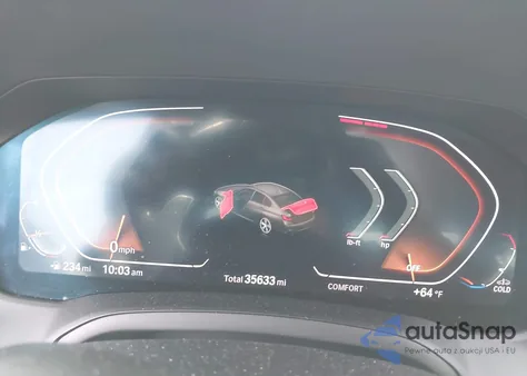 2022 BMW 330I z USA, uszkodzony, nr VIN 3MW5R1J07N8C71454